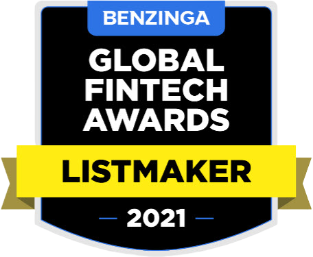 Benzinga Global Fintech Awards Listmaker 2021 Badge