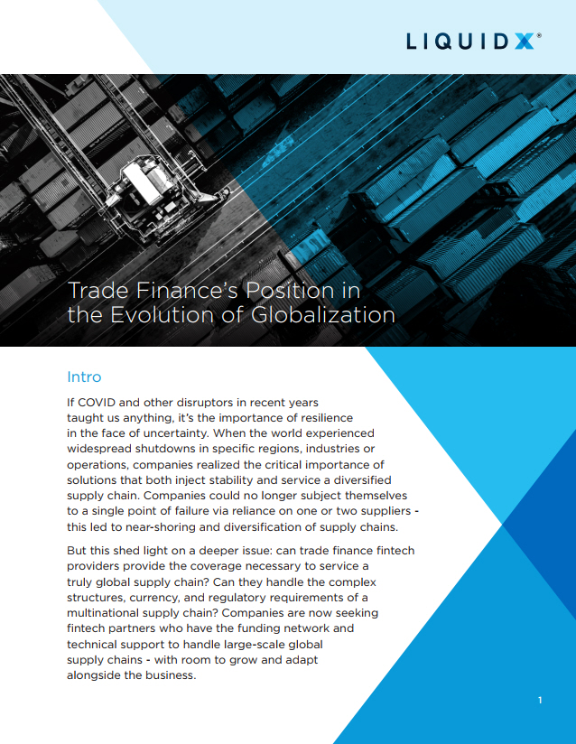 Trade Finance Whitepaper Cover Page